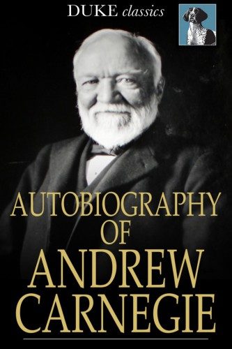 جلد کتاب Autobiography of Andrew Carnegie