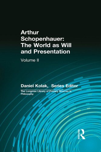 جلد کتاب Arthur Schopenhauer: The World as Will and Presentation